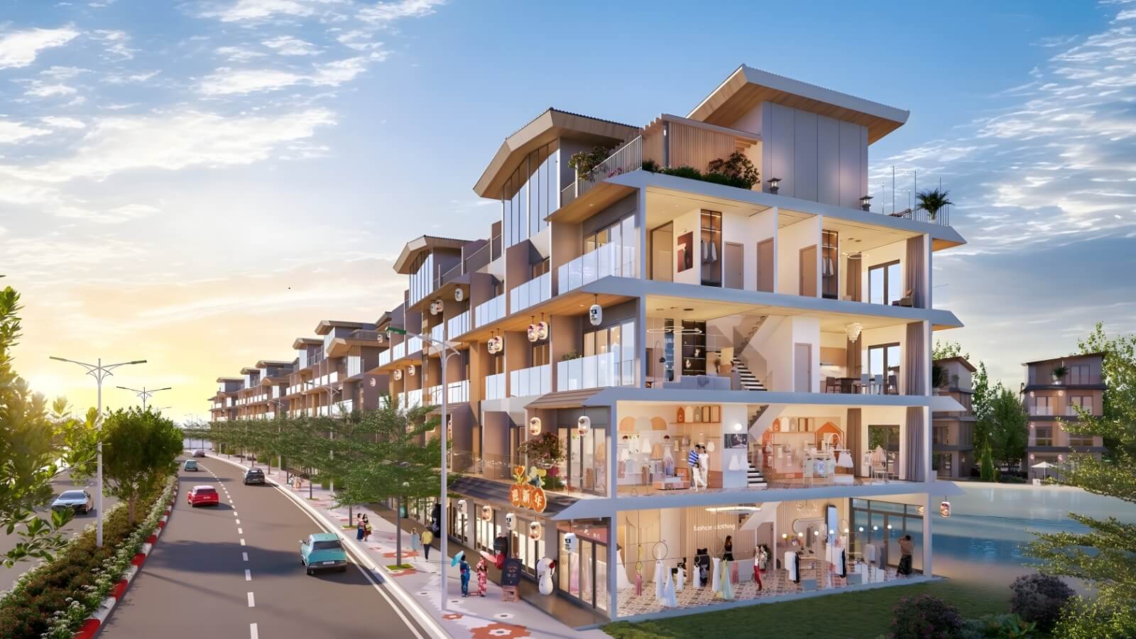 NHÀ PHỐ THƯƠNG MẠI VINHOMES GREEN PARADISE