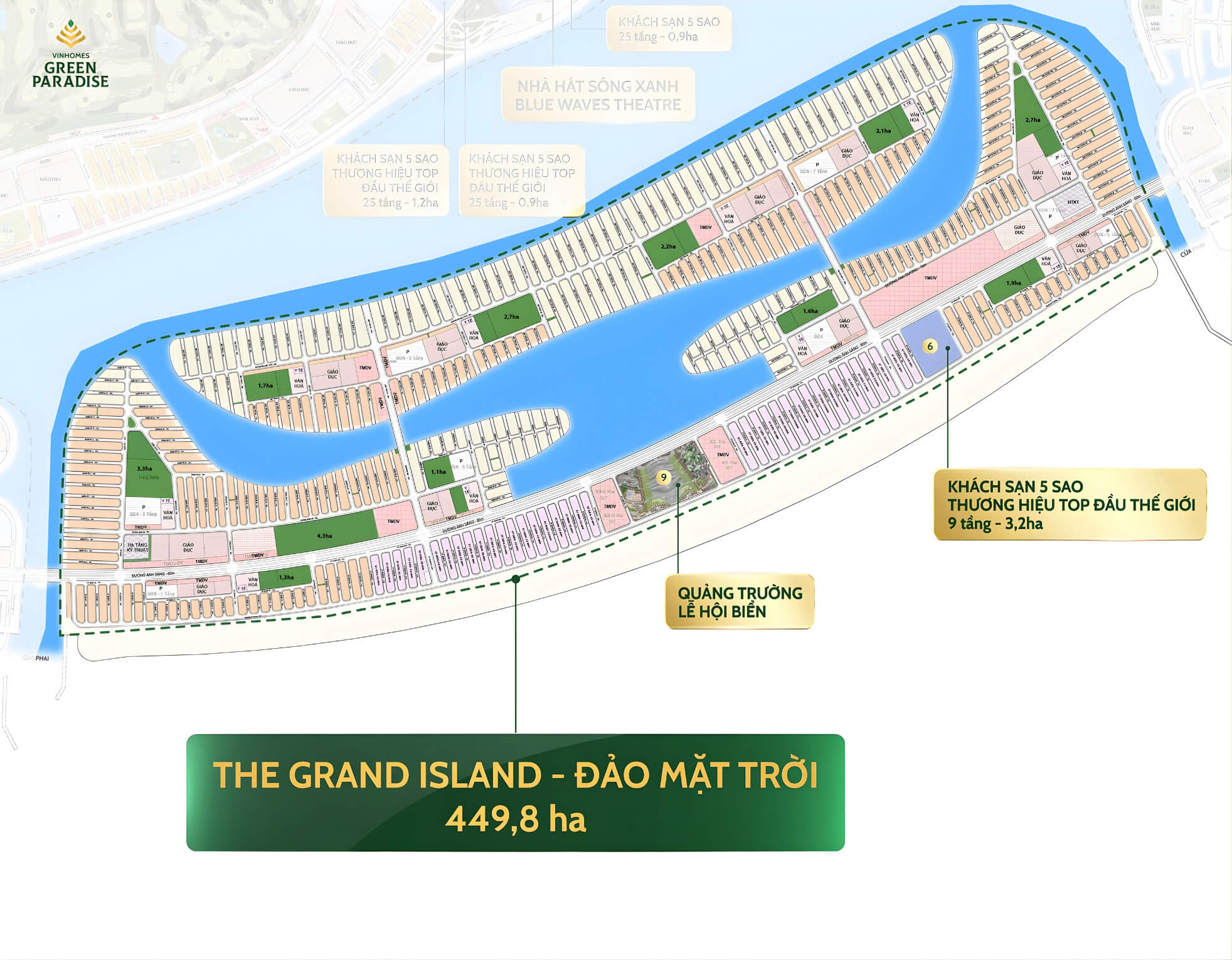PHÂN KHU THE GRAND ISLAND ĐẢO MẶT TRỜI