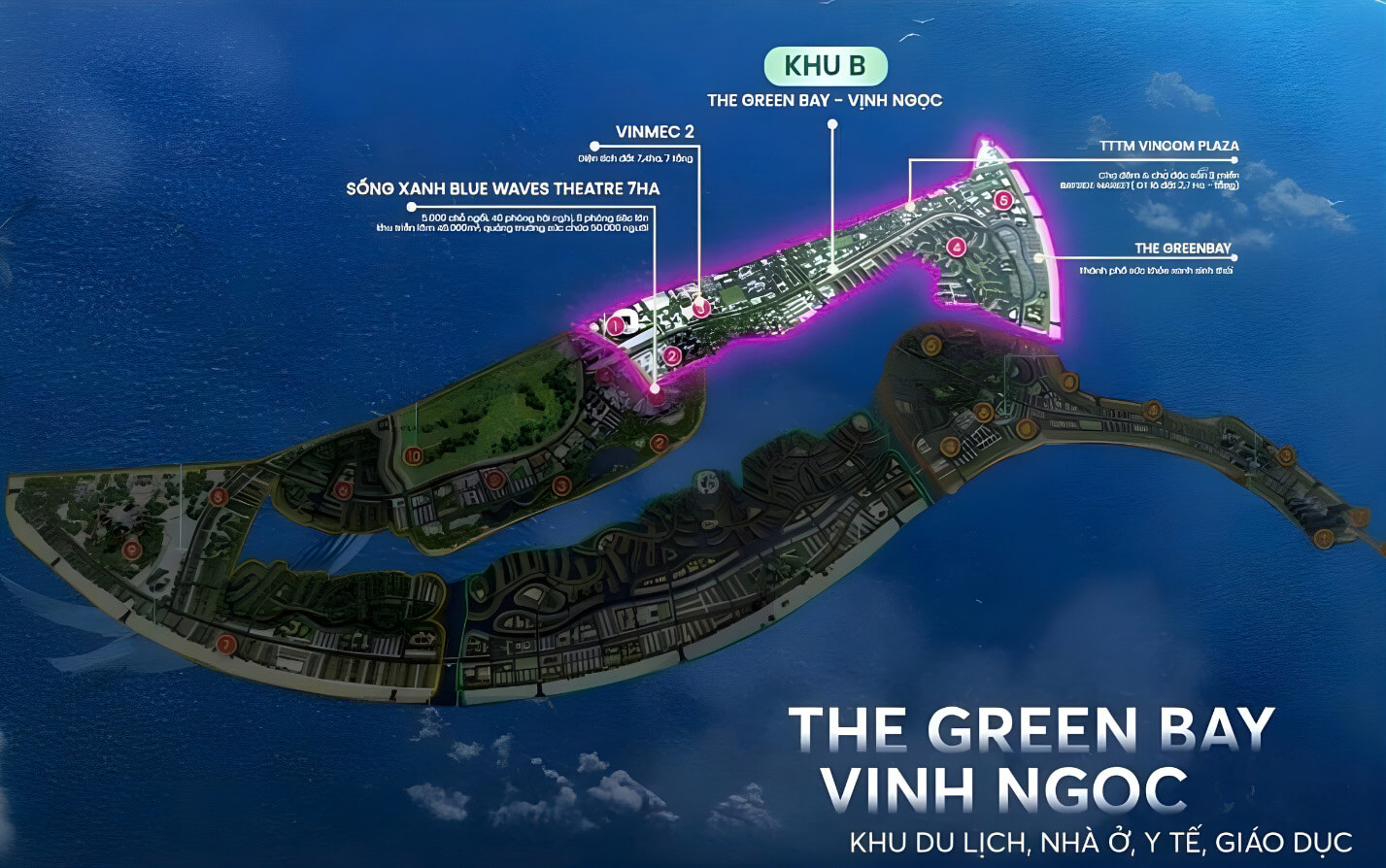 PHÂN KHU THE GREEN BAY VỊNH NGỌC VINHOMES GREEN PARADISE