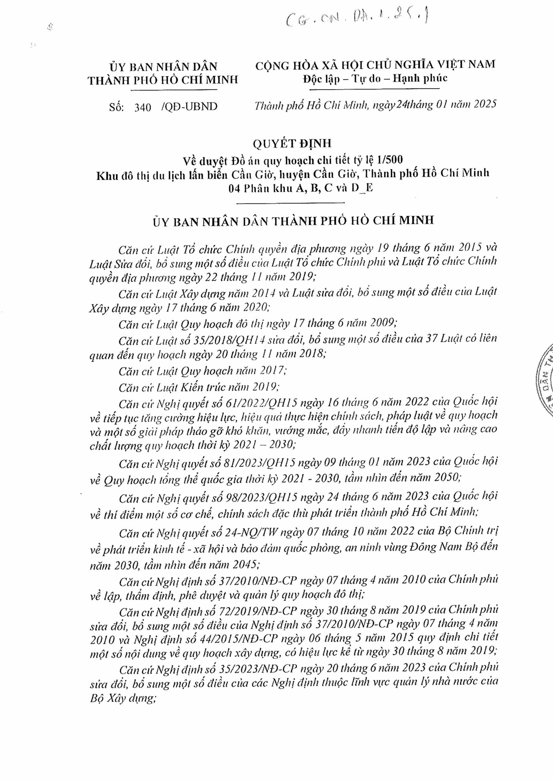 QUY HOẠC 1/500 VINHOMES GREEN PARADISE