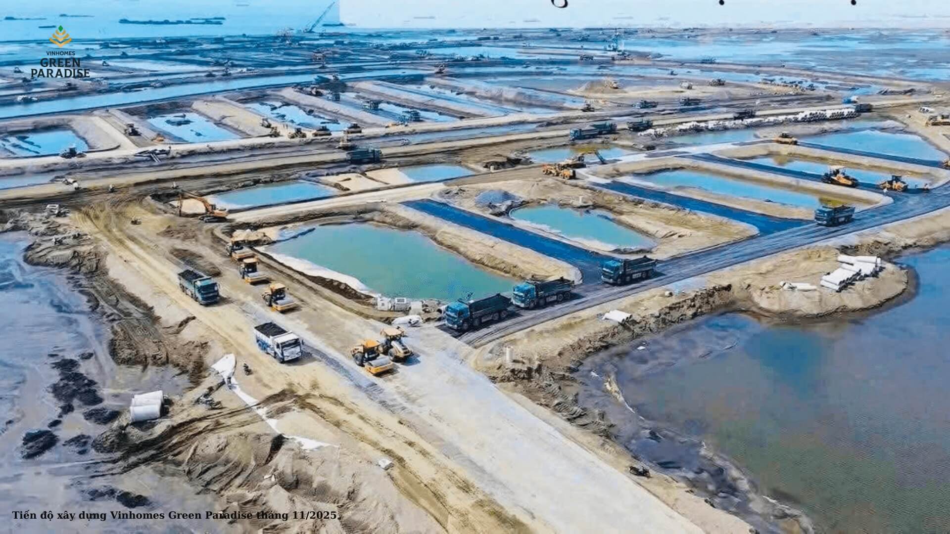 TIẾN ĐỘ XÂY DỰNG VINHOMES GREEN PARADISE