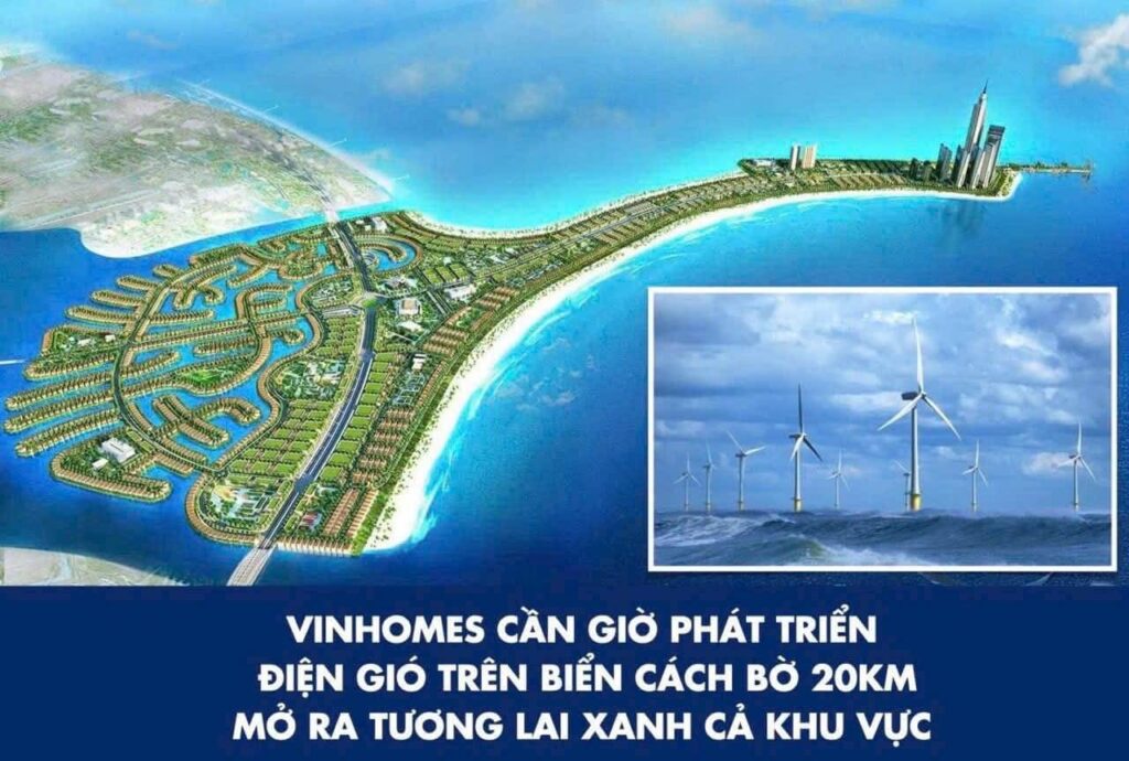 VINHOMES GREEN PARADISE CẦN GIỜ PHÁT TRIỂN ĐIỆN GIÓ