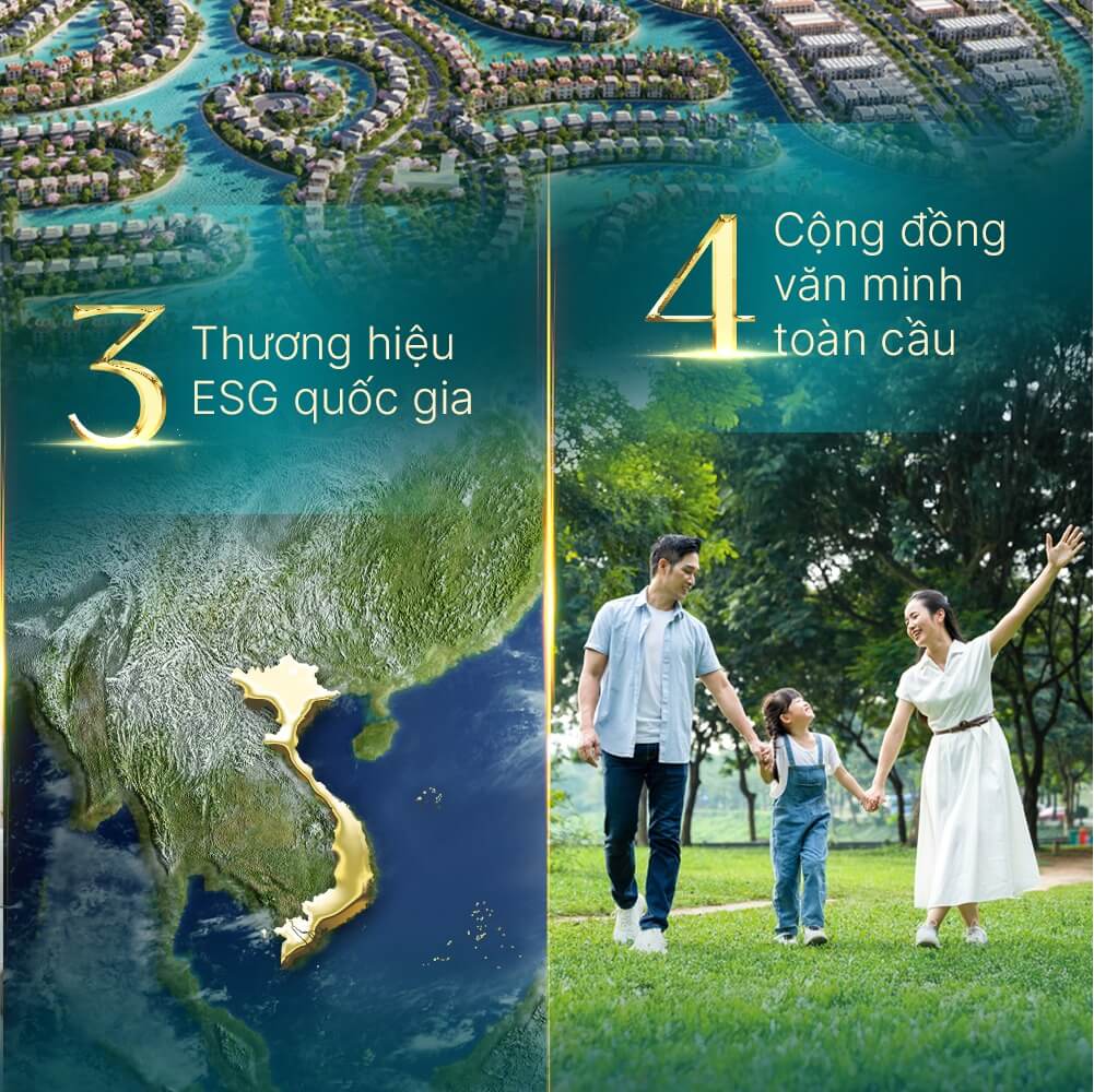 VINHOMES GREEN PARADISE THƯƠNG HIỆU ESG QUỐC GIA
