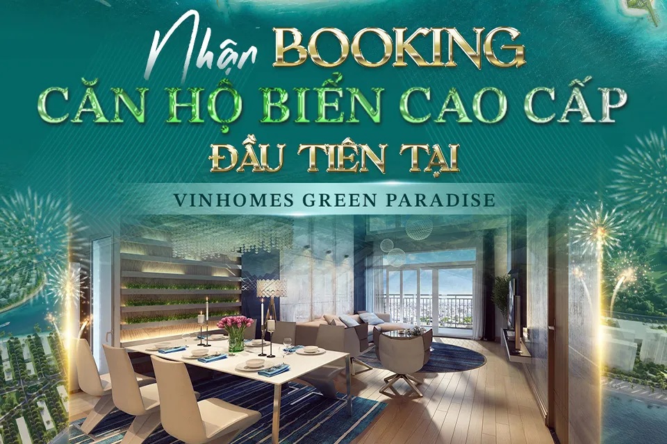 Nhận Booking căn hộ Vinhomes green Paradise